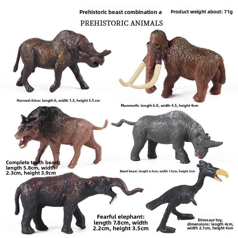 Mini Dinosaur Model Set Plastic For Kids Educational Collection