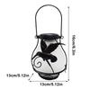 Outdoor Solar Metal Lantern IP65 Waterproof Flickering Flame Outdoor Hanging Lantern Solar Tree Lantern for Pathway Patio Porch