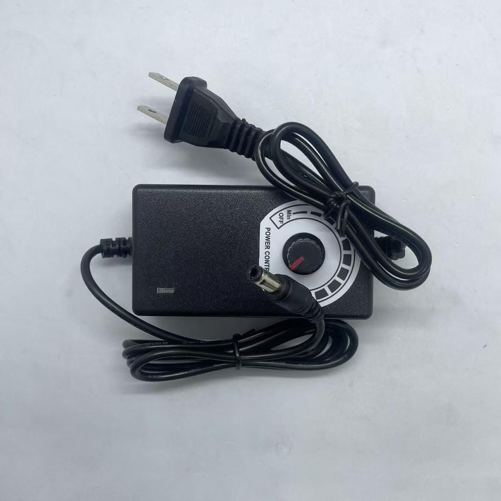 Adjustable 3-12V 2A Power Adapter with Temperature Control for LED, Fan, Water Pump, and Blower Speed.