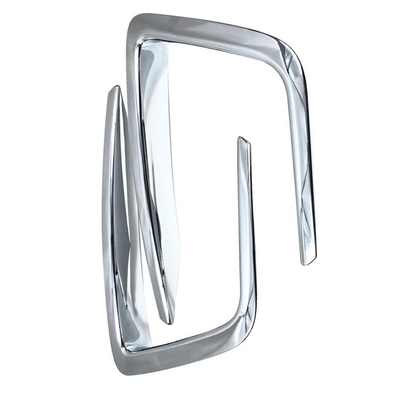Chrome Front Fog Light Lamp Cover Decoration Sticker Trim For Ford Expedition 2018 Car Accessories