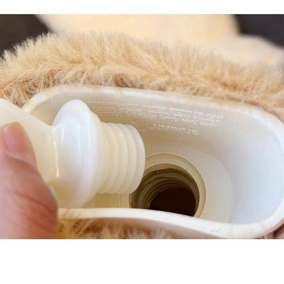 Kreslená extra velká nevýbušná láhev na horkou vodu pro teplé nohy, do postele a na břicho