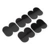 20PCS Oval Tire Valve Stickers Black Bike Air Nozzle Stickers  Bicycle Wheel Valve Area