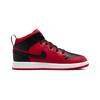 Air Jordan 1 Mid PS Reverse Bred Kids Sneakers Gym-Red Black White 640734-660