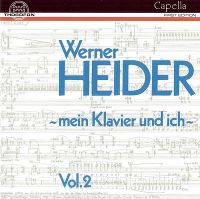 CD WERNER HEIDER - Mitt Piano Och Jag - Vol. 2 CTH2066 Thorofon, Capel 1990 Tyskland Klassisk Begagnad