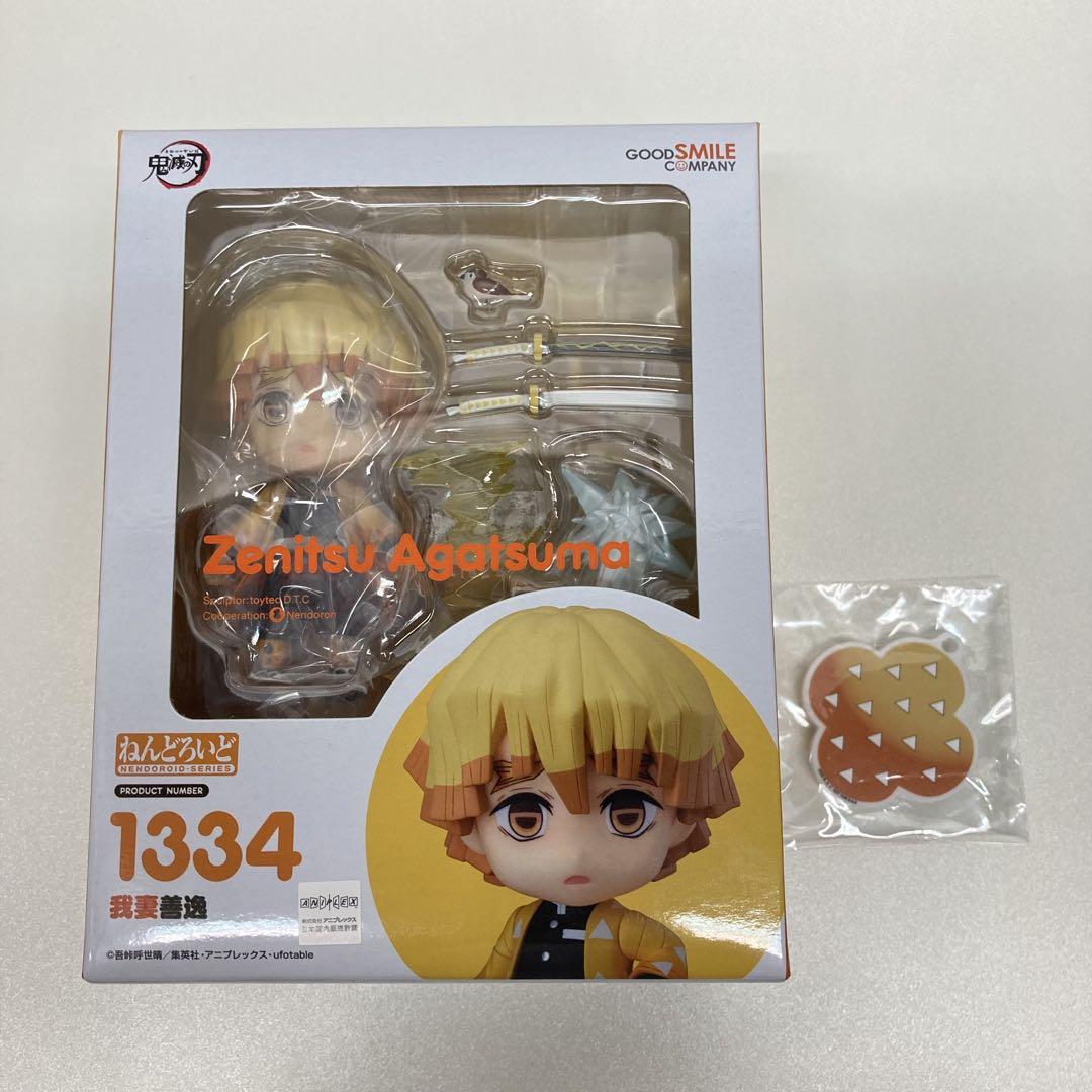 

[USED] Demon Slayer: Kimetsu no Yaiba Zenitsu Agatsuma Nendoroid with Animate Bonus Special Acrylic Stand