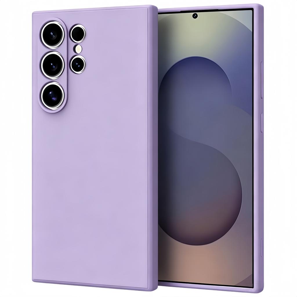 Noble Fashion Solid Colour Shockproof Protective Liquid Silicone Case For Samsung Galaxy S25 Ultra