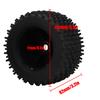 RC Car Tire, RC Vehicle Tire Remote Control Car Tire 155mm Rubber Wheel with Nylon Hub Plastic Rims for 1/8 RC Truck Racing
