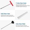Professional Tire Valves Stem Replacement Tool Set Includes 45 Piece Cores Puller & Installer for Various Vehicle Types