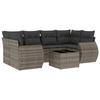 VidaXL Garden Lounge Set with Cushions 7 Pcs, Patio Sofas, Patio Furniture Set, Outdoor Furniture, Grey 3221119