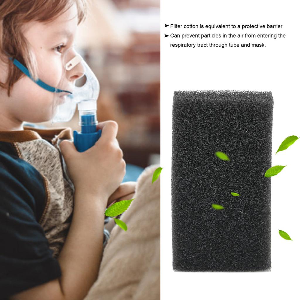 10pcs Dust Filter Respirator Replacement Filter Cotton for Respironics 557 567 (Black)