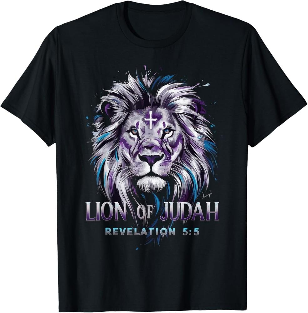 Jesus Lion of Judah Christian Faith Unisex T-Shirt All sizes Unisex T-Shirt XL