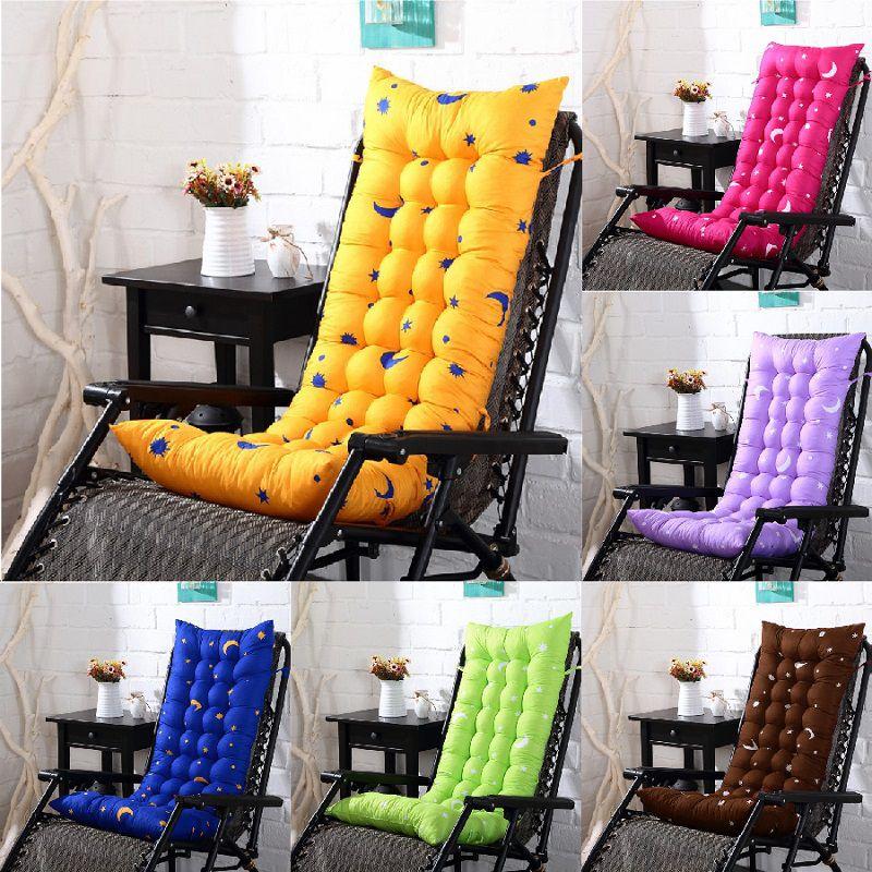 Thick Padded Patio Lounger Back Cushion For Garden Rocking Chairs And Benches