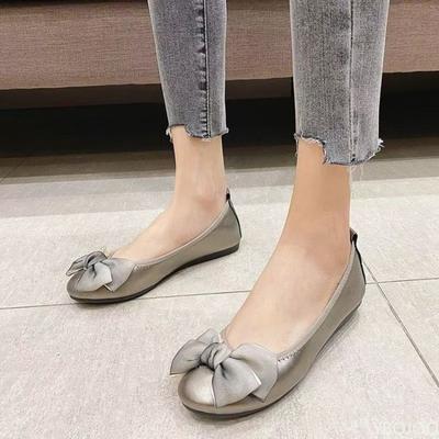 Soft Soled Comfortable Flat Shoes New Spring Summer Casual Versatile Butterfly Knot Women's Non Tiring Single Shoes