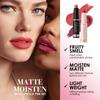 Julystar Fruity Lipstick Pen Set 2pcs*4 Moisturizing Water-Gloss and Velvet Matte Lipstick Waterproof Long-Lasting Dual Finish Lip Makeup Cosmetics