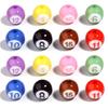 10/50Pcs Colorful Billiards Shape Round Beads Loose Spacer Acrylic Beads For DIY Bracelet Keychain Jewelry Making Accessories