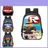 Mochila Escolar Roblox de Grande Capacidade Leve Durável Tecido Oxford Bolsa para Crianças