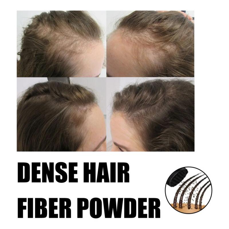 EELHOE Dense Hair Fiber Powder Hair Increase, Hair Volume Fiber Thickness, Hair Powder and Plant Fiber Powder