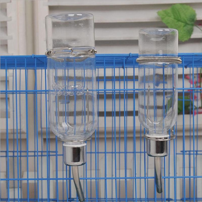 350ml Pet Rat Water Drinking Bottle Hamster Rabbit Water Dispenser Cylindrical Feeder