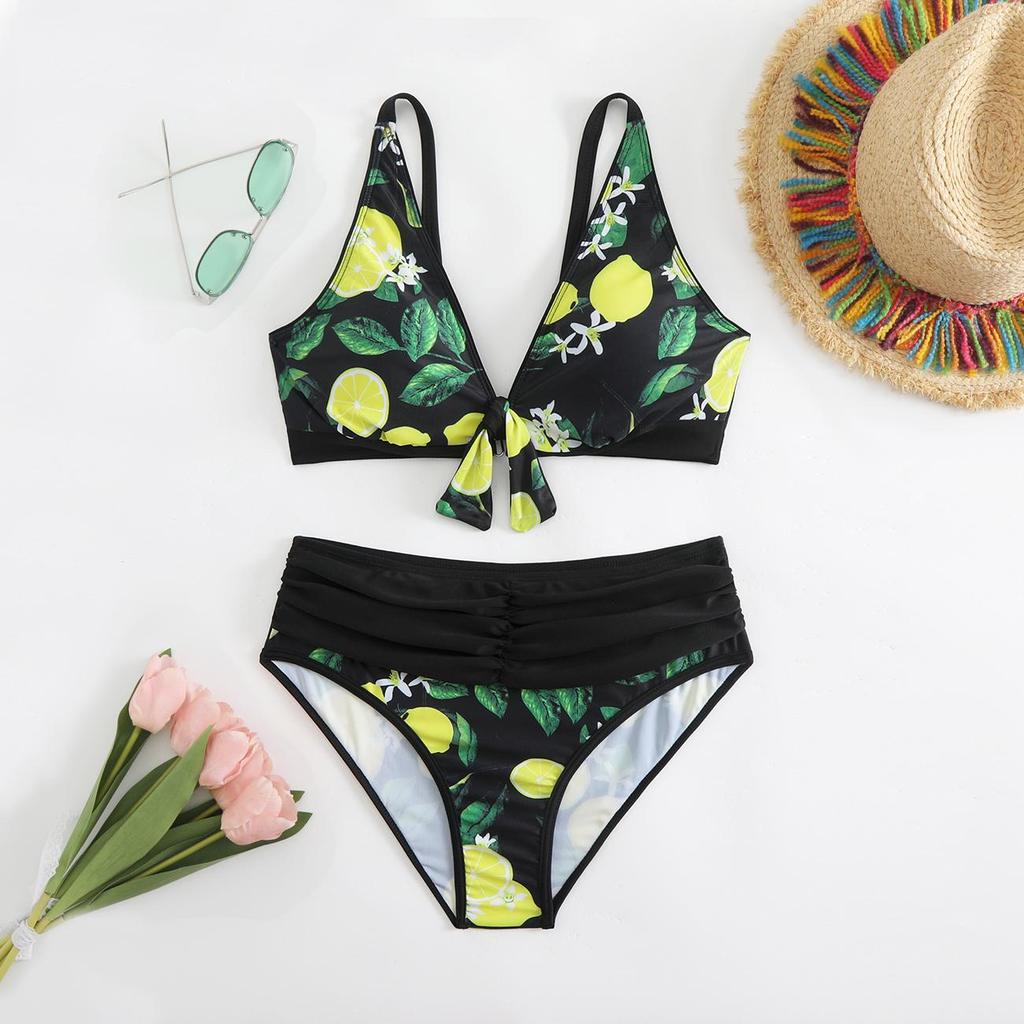 Push Up Bikini Set Dámské Plavky Sexy Dámské Plavky Květinové plavky Plavky Biquini Plavky