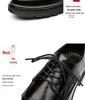 Men's Korean Style Formal Leather Brogue Shoes for Weddings and Business