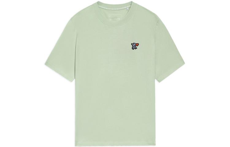 Li Ning Sports Life Collection Regular T Shirt Women s Green AHSS312-2 M