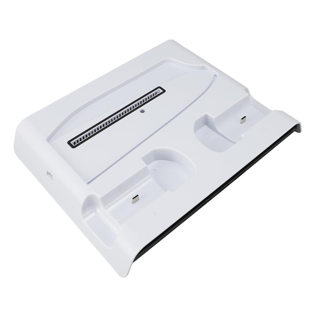 RGB Gaming Console Cooling Station 3 Level Adjustable Cooling Fan Dual Controller Charger Dock With