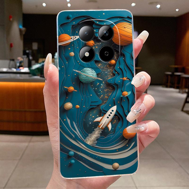 For Xiaomi Redmi Note 15 Pro Plus Case Luxury Flower Cover Soft TPU Phone Case For Redmi Note 15 Note15 Pro + 5G Fundas Bumper