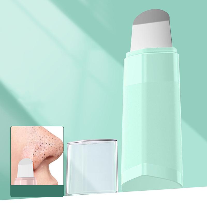 

Скруббер для кожи лица, шпатель для лица, отшелушивающий инструмент, инструмент для глубокого очищения, средство для удаления угрей, очиститель пор, шпатель для кожи тела, инструмент для ухода за кожей зелёный