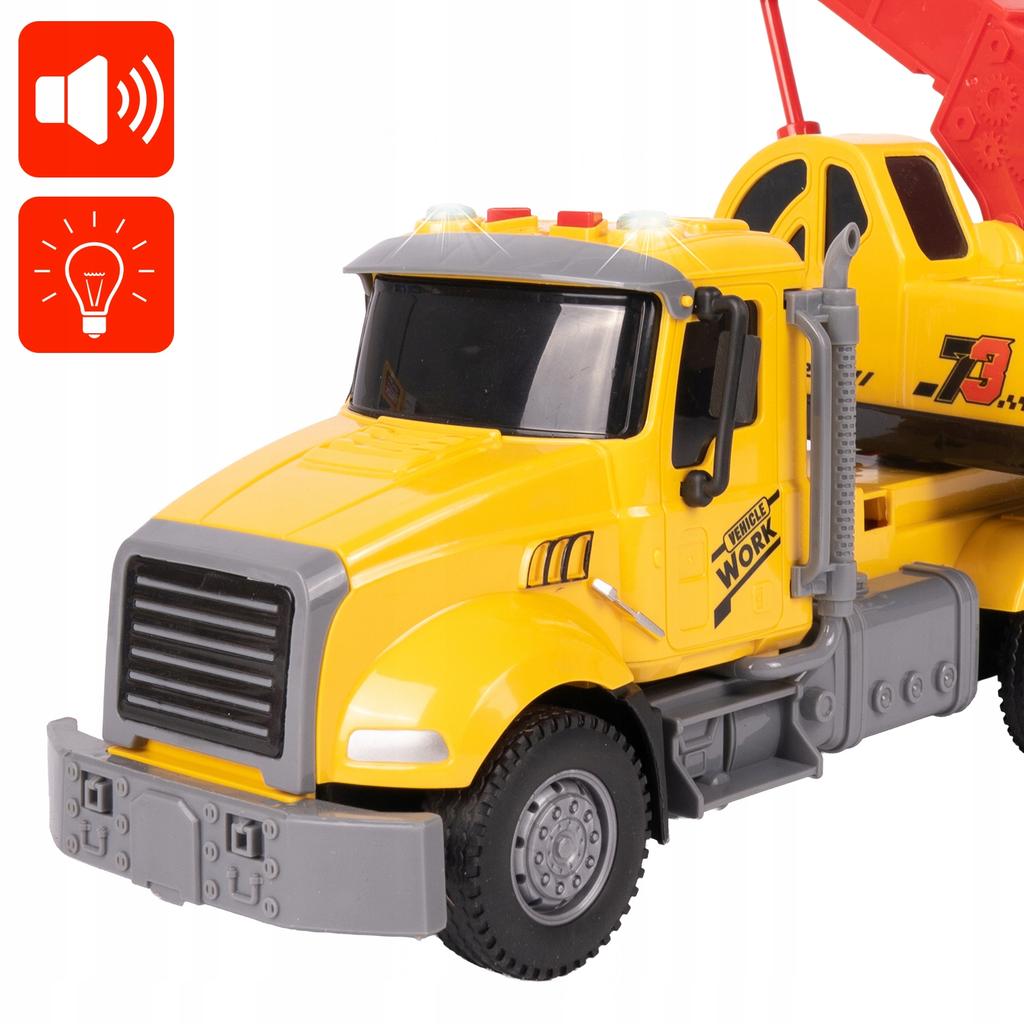 [PACZB] Truck with Crane and Hook LED Sound Z3060