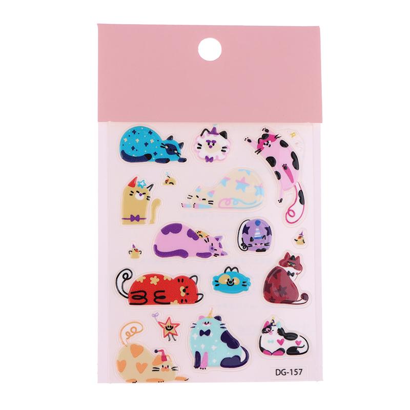 A Set Cute Computer Stickers, Funny Three-dimensional Jelly Planner Decorative Stickers Mobile Phone Stickers