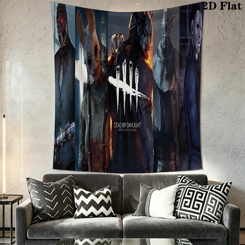 Dead Daylight 2D Flat Wall Tapestry Tapestry Background Cloth Fashion Print Wall Covering Decoration Homestay Soft Decoration Tapestry