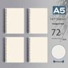 Clear PP Cover Spiral Notebook, Student Grid & Lined, Large B5 Size