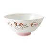 Asahi Koyo Rice Rabbit 1 Made In Mogumogu Children's Bowl, Design, Pink, Bowl, Japan, (KD-3416)