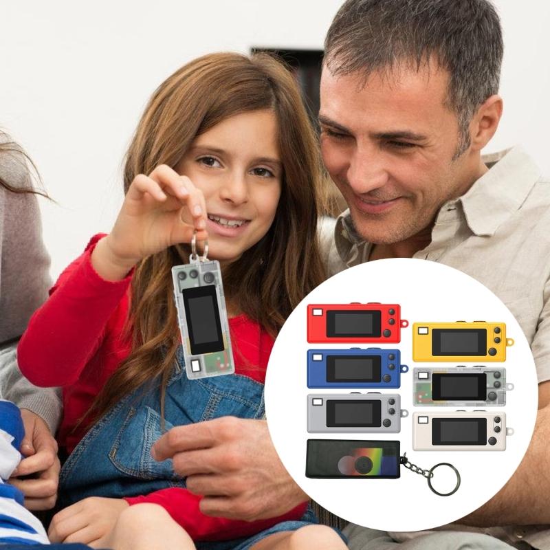 Mini-Kamera-Schlüsselanhänger Kleine Designs Leichter Digital-Kamera-Schlüsselanhänger für Outdoor-Abenteuer & Tägliche Aufnahmen