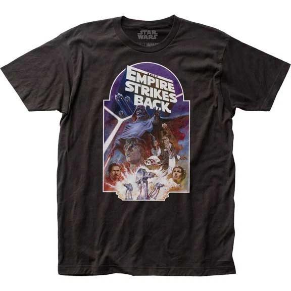 Men s Star Wars Empire Strikes Back Cartouche T-Shirt Darth Vader Han Solo - New XL