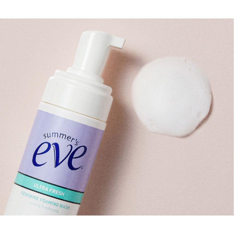 Summer's Eve Ultra Fresh Feminine Foaming Wash 150ml (5 Fl. Oz) - Instant Airy Foam Cleanser