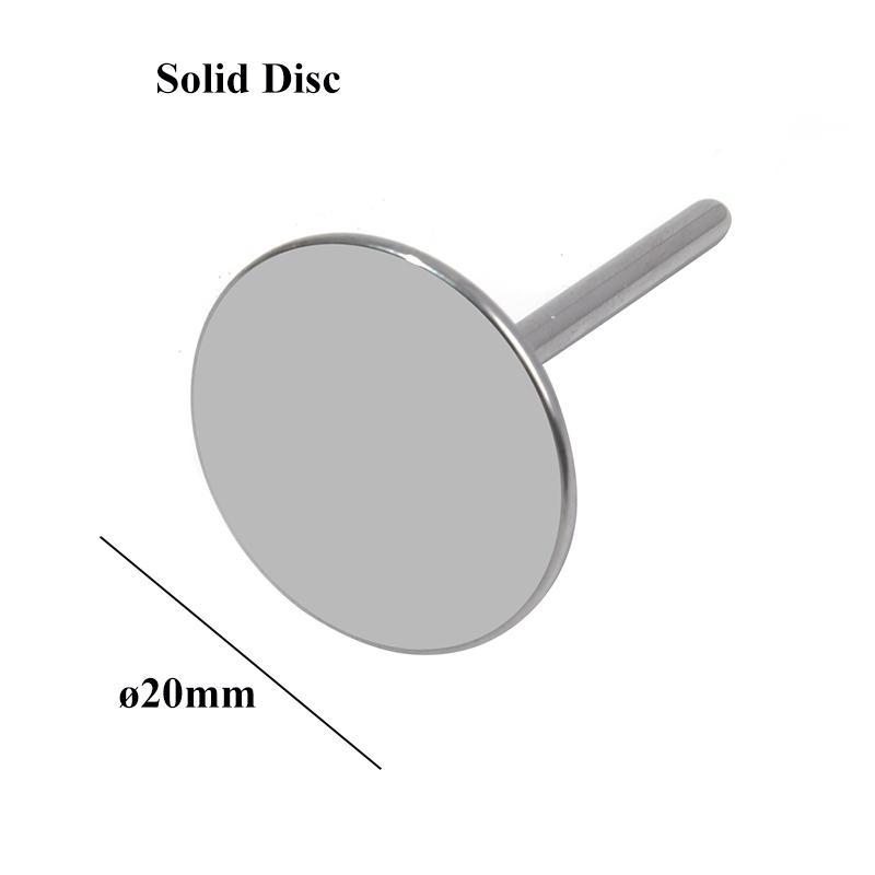 1PC Stainless Steel  3/32" Round Metal Disk Nail Drill Bits Accessories 15mm, 20mm,25mm,35mm