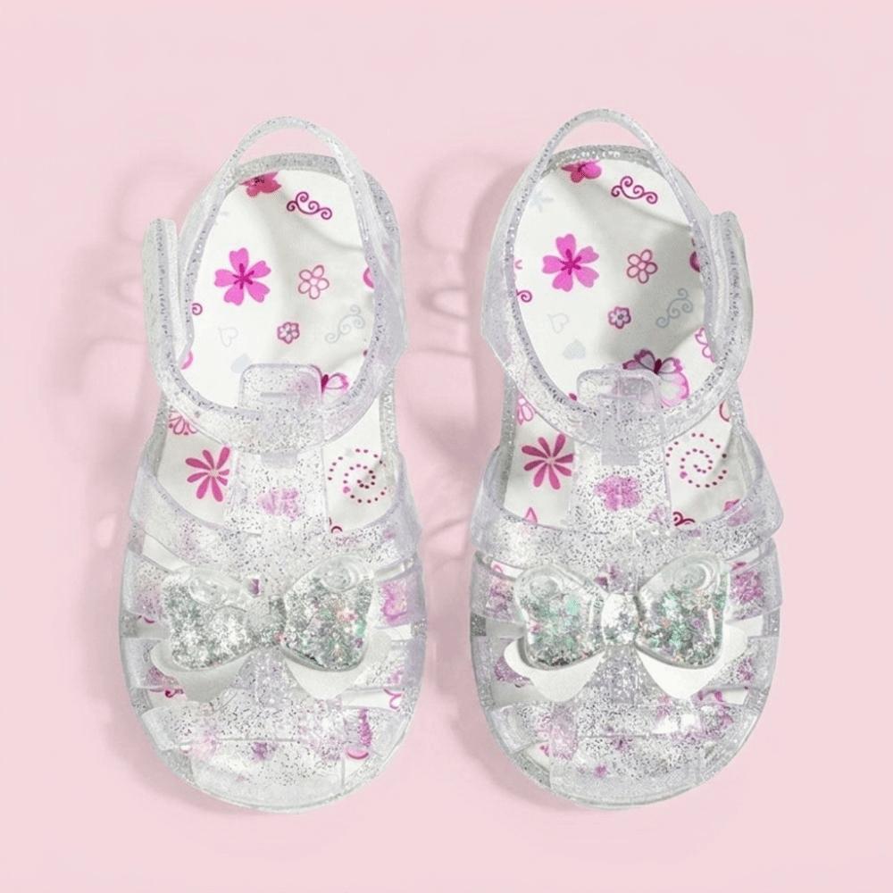 1 Pair Breathable Girls Sandals Non Slip Princess Shoes Comfortable Children's Sandals Daily Wear