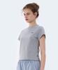 Yosemiti Small Logo Slim Fit Short Sleeve T-Shirt Gray Yt-3Y17