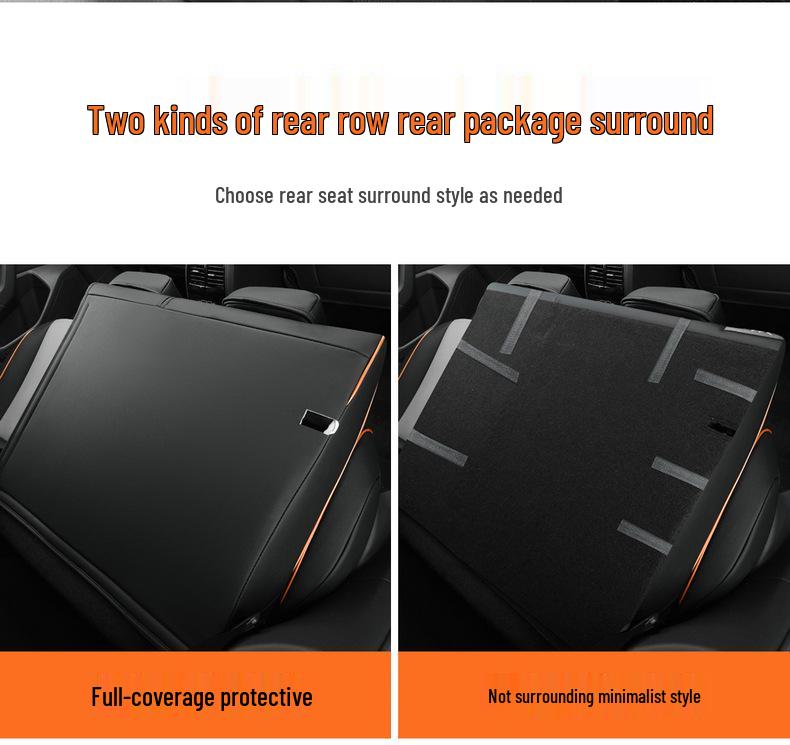 BYD Yuan Plus Universal Car Seat Cover - Four Seasons Breathable Leather Full Surround Cushion