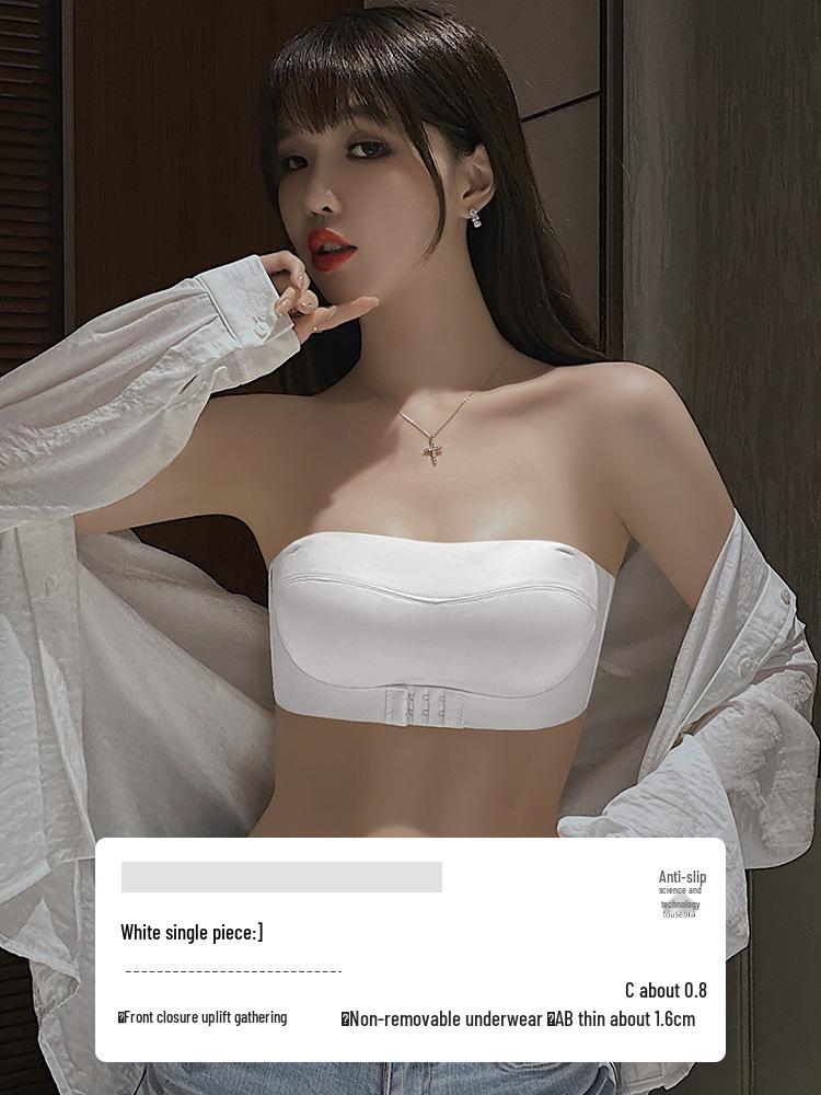 

Оригинальный бюстгальтер-бандо без бретелек с противоскользящей лентой для маленькой груди с красивой спинкой - Идеально подходит для свадебных платьев 34/75AB (Uplift Bandeau)