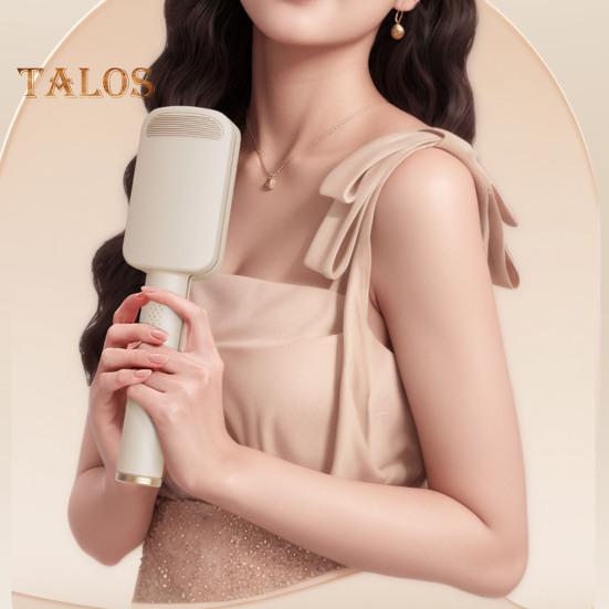 32MM V Shape Curling Iron Ceramic Big French Waves Hair Crimper Styling Tool Anti-Scald Deep Waver Curling Wand for Short And Long Hair