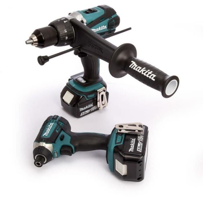 Combi Pack 2 18v Lxt Tools (2x5.0 Ah) (dhp458 + Dtd152) - Makita Dlx2145tj