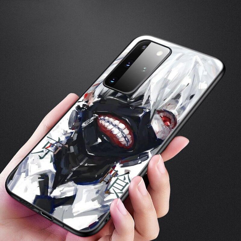 

Чехол для телефона с изображением аниме «Токийский гуль» для Samsung Galaxy S20 S21 FE S10 Lite Note 20 10 Lite S8 S9 S10E S10 Plus, ультра черный мягкий чехол Samsung Note 20Ultra