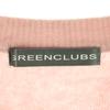 Schönheitsprodukte GREENCLUBS Made in Japan Einpunkt-Logo Langarm-Strickware Damen Gebraucht