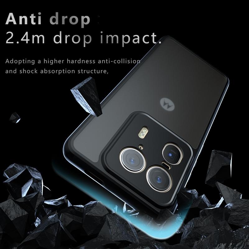 For Moto Edge 50 Ultra Case Cover Motorola Moto Edge 50 Ultra Capas Bumper Matte Frosted Transparent Fundas Moto Edge 50 Ultra