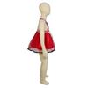 Costume Cappuccetto Rosso per Bambine da 1 a 3 Anni: Set Vestito e Mantello da Strega per Cosplay di Halloween
