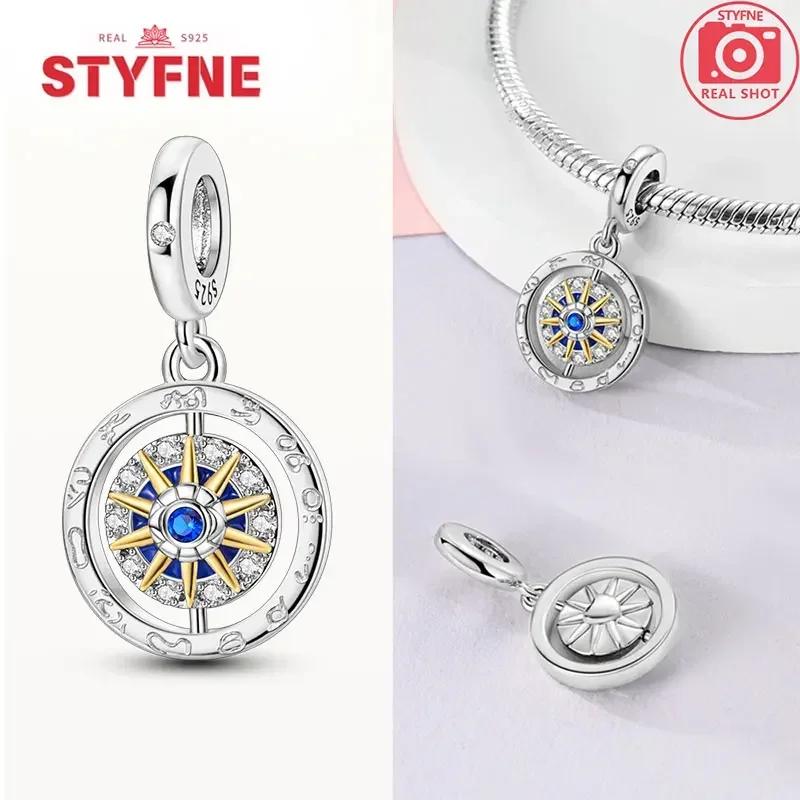 Real Copperour Lady Charm Bead The Virgin Mary Dangle Fitoriginal Bracelet Fine Jewelry Diy Gift For Women