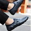 Moda makosen ayakkabı erkekler hakiki yumuşak rahat Slip-on mokasen el yapımı adam rahat ayakkabılar sürücü yürüyüş lüks eğlence