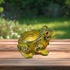 Resin Frog Planter for Small Plants Housewarming Gift Decorative Plant Pot for Entrance Patio Indoor and Outdoor Office Shelf